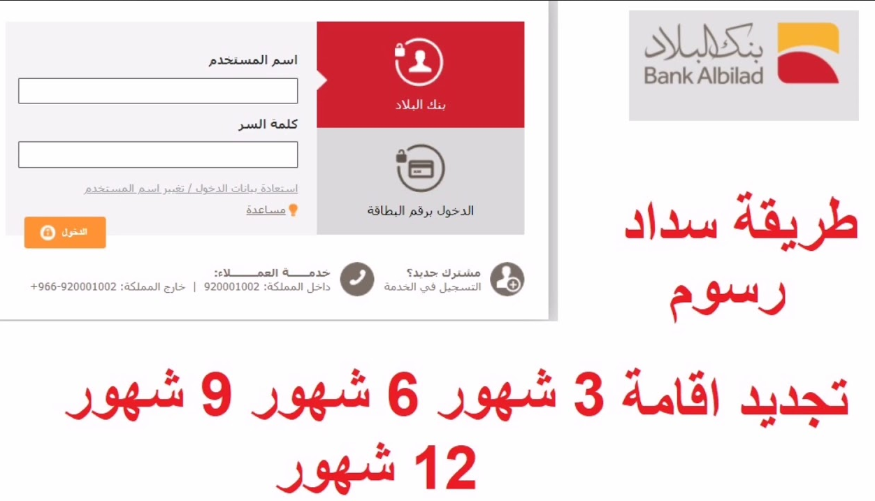 رسوم تجديد الاقامة