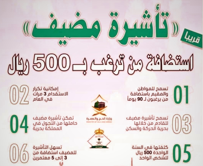 كيفية استخراج تأشيرة مضيف